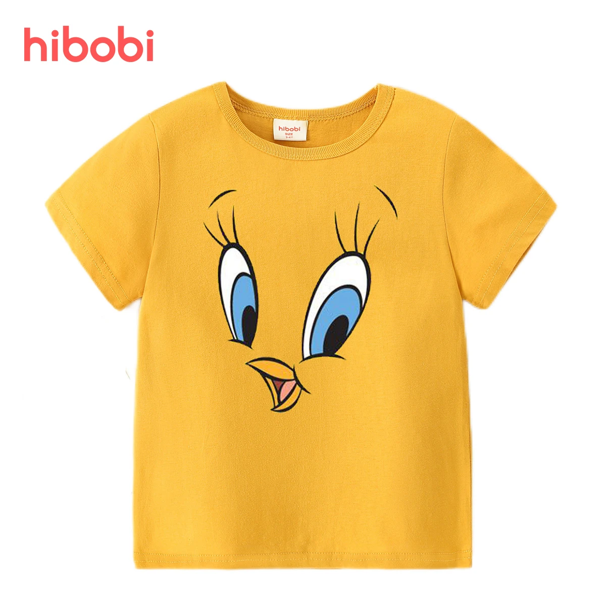 

2022 Baby T Shirt Girls Kids Children Tops Cotton Tshirt Short Sleeves Summer Clothes Print Cartoon Tee Yellow Child Clothing