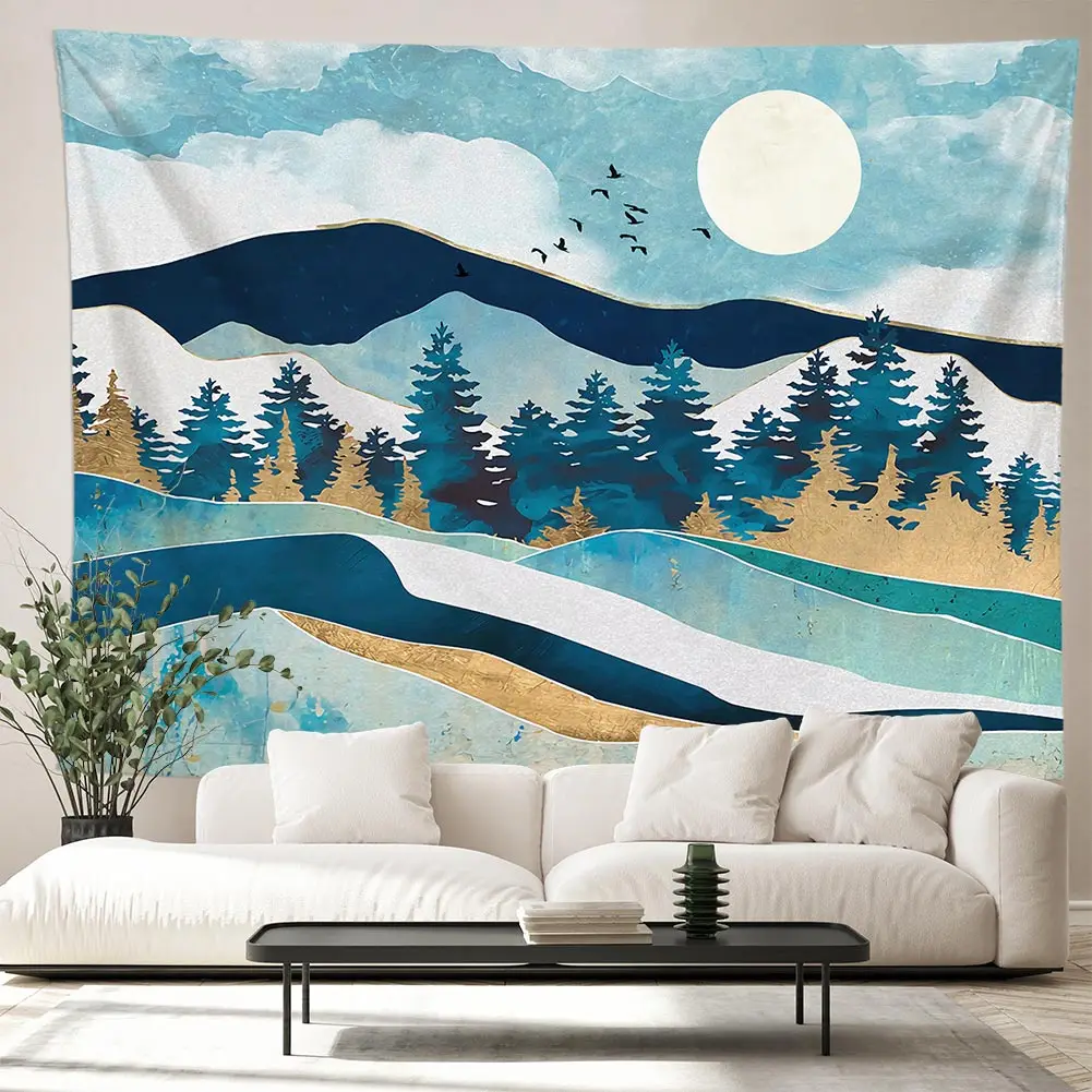 

Недорогой настенный фон художественный Декор для комнаты эстетичный красивый естественный закат Большой Настенный Гобелен