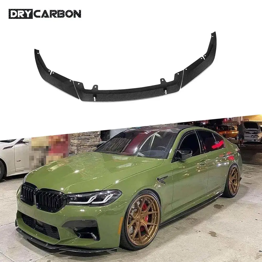 

Carbon Fiber Front Bumper Chin Lip Spoiler BodyKit for BMW 5 Series F90 M5 LCI Competition 2021+ Car Bumper Accessories