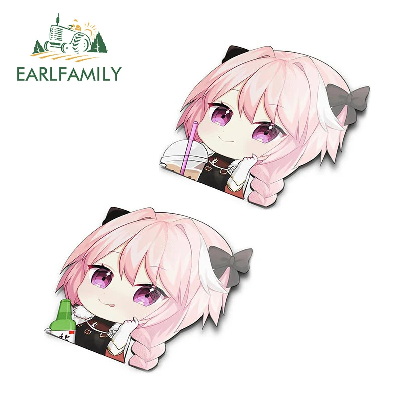 

EARLFAMILY 13 см для Astolfo Boba автомобильные наклейки Простые индивидуальные наклейки забавная окклюзия царапина лобовое стекло украшение автомоб...