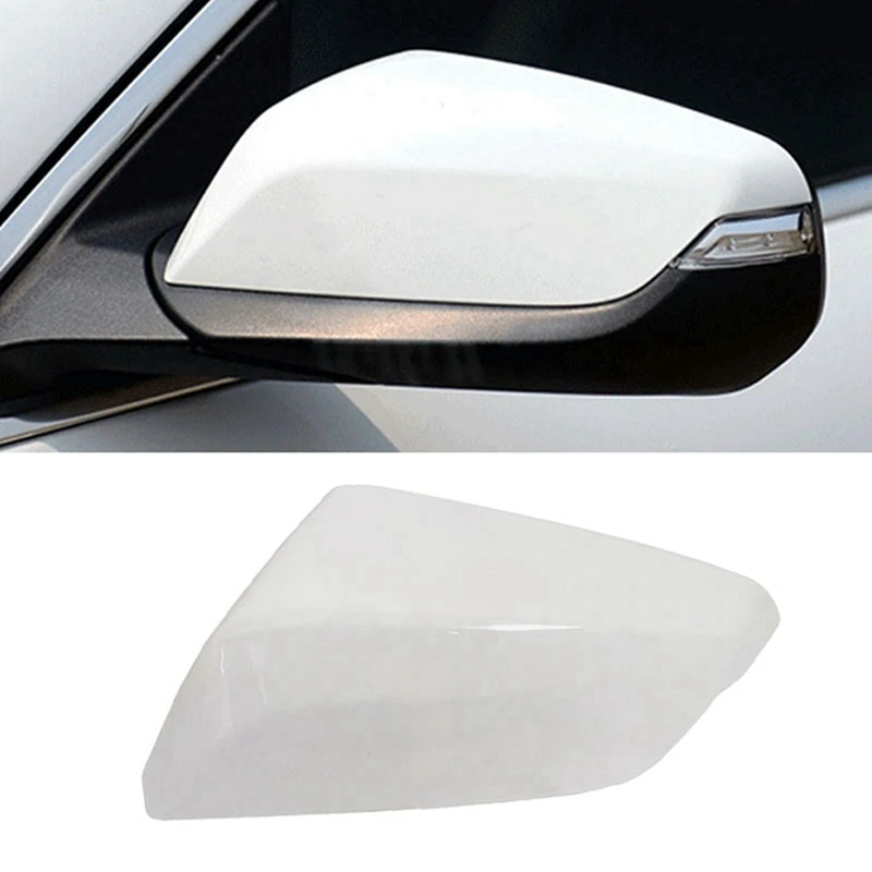 

1Pair White Rearview Mirror Cover Caps Wing Mirror Shell For Chevrolet Malibu XL 2016-2023 Exterior View Mirror Housing