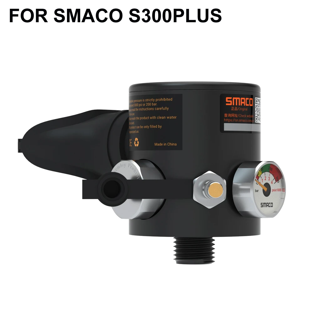 

Smaco клапан для подводного плавания первый уровень давления уменьшающий клапан мини кислородный баллон для подводного плавания