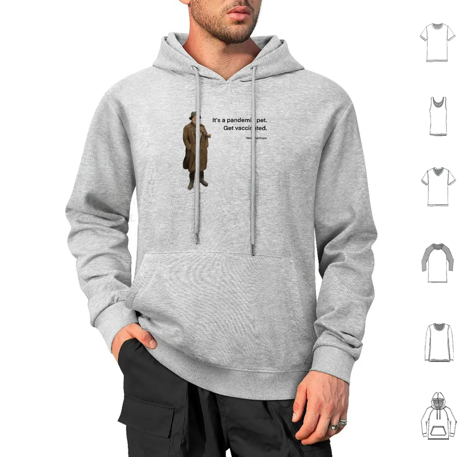 Вера станноу: Это питомец. Прививка. &quotВакцина вера 19 с капюшоном из хлопка