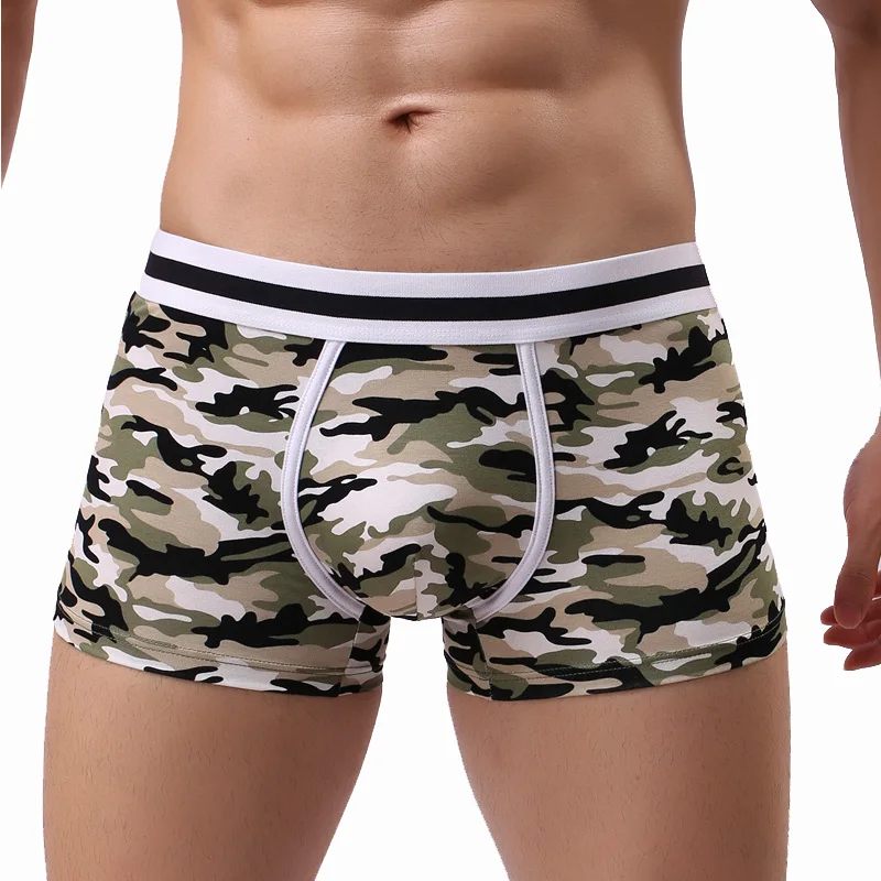 

Breathable Men Beach Shorts Summer Surfing New Quick Drying Swimwear European and American Fashion Camouflage Boxers