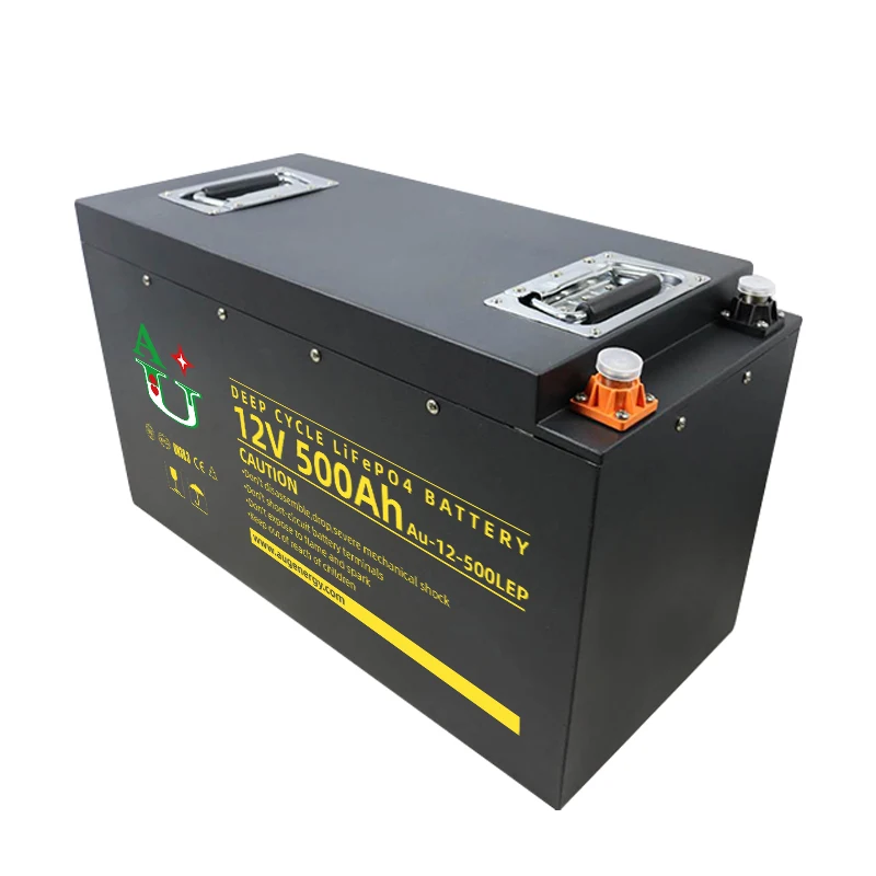 

Long Cycle Life LFP 500A Lithium Battery Pack Rechargeable 12V 500A LiFePo4 Solar System Battery for Electric Vehicle Golf Cart