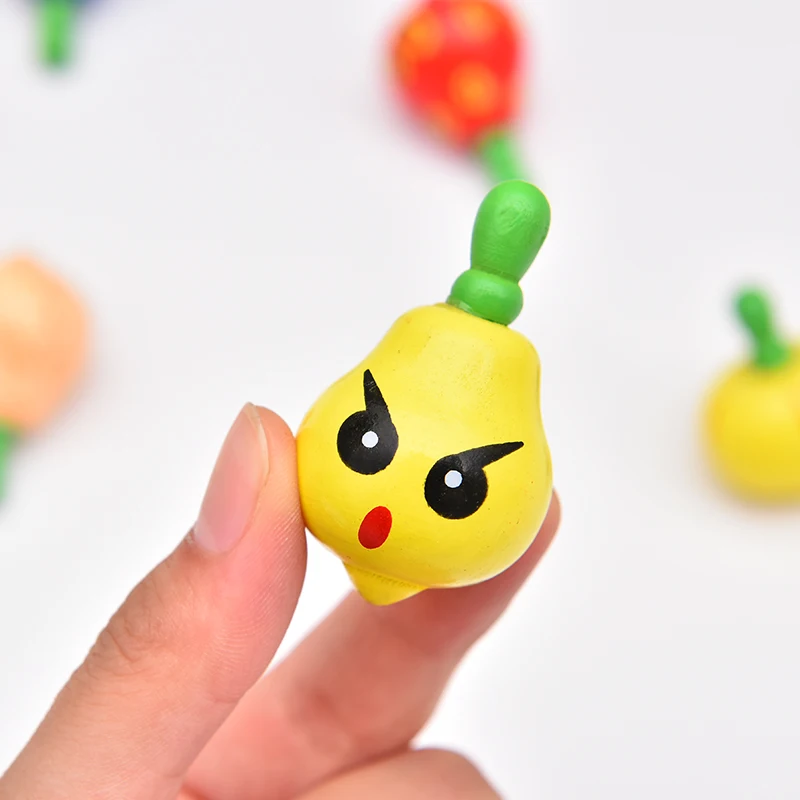 

5 шт. Изысканные Деревянные игрушки для спиннинга ручной работы многоцветные вращающиеся Смешные Гироскопы для детей и взрослых для снятия ...