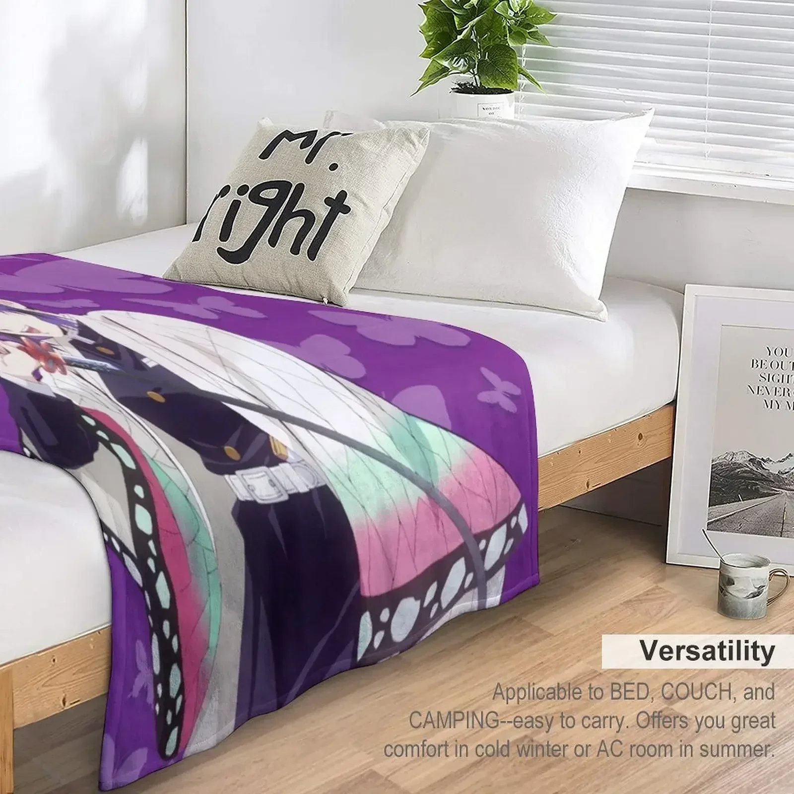 Теплое зимнее одеяло Kochō Shinobu пледы для дивана