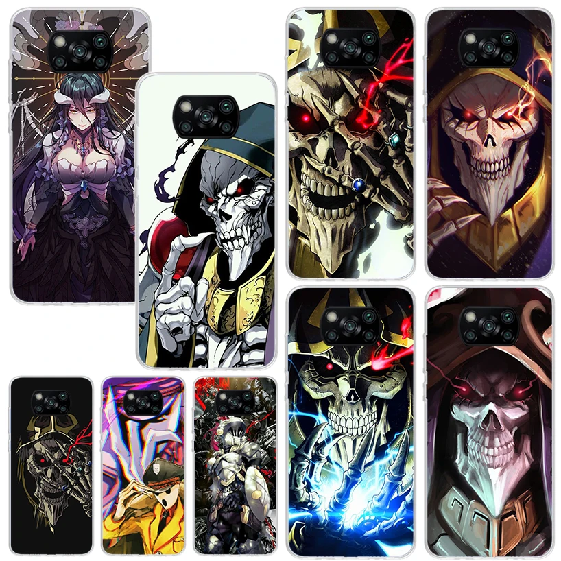 Фото Чехол для телефона Overlord Anime для Xiaomi Poco X7 X6 X5 X4 X3 Nfc F7 Ultra F6 F5 Pro F4 Gt F3 M6 M5S M4 M3 Art Fundas Back Cover Poco №1