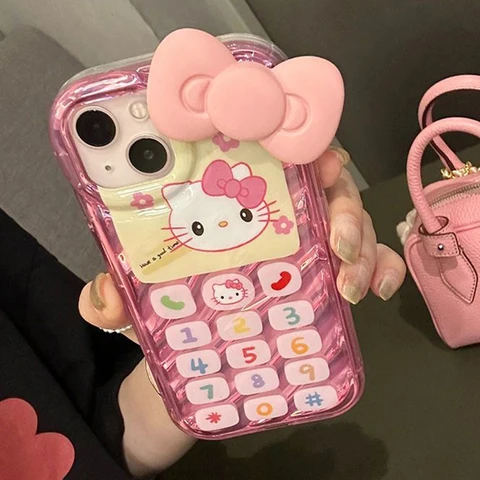 Чехлы для телефонов Sanrios Kuromi Hello Kitty для Iphone 11 12 13 14 Pro Max милый мультяшный Силиконовый Модный защитный чехол-накладка с аниме