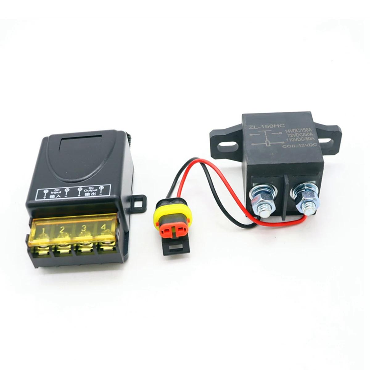 Беспроводной 433 МГц универсальный пульт дистанционного управления DC 72 В 150 А