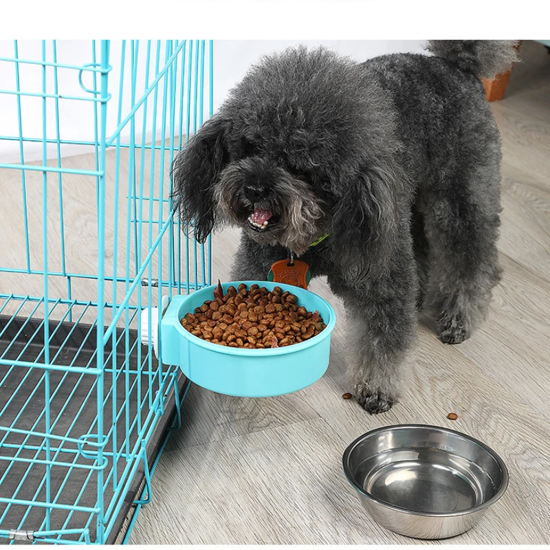 

Dog Food Bowl Stainless Steel Dog Bowl for Dish Water Dog Food Bowl Pet Puppy Cat Bowl Feeder Feeding Portable Dog Water Bottle