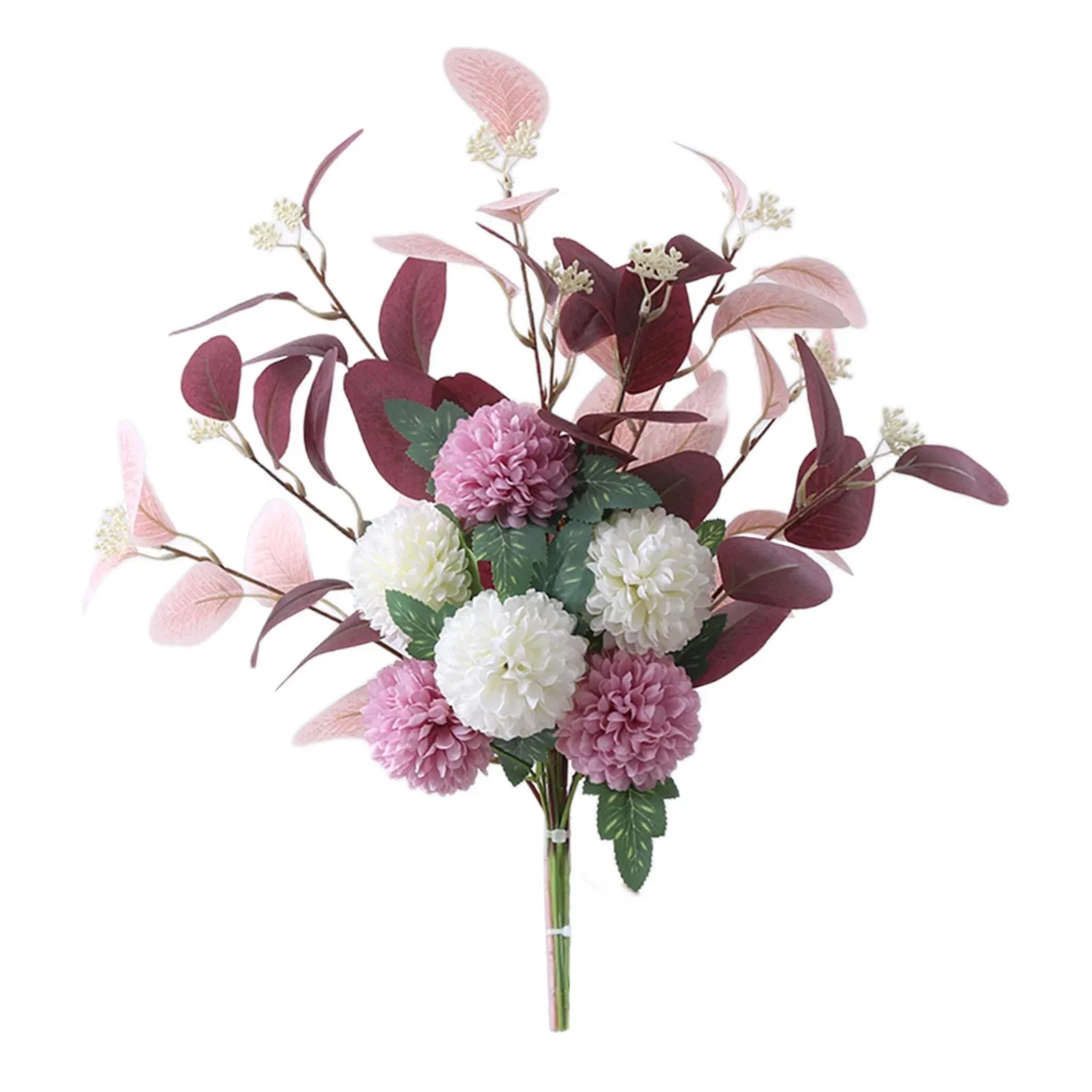 Искусственные белые цветы синий букет искусственные хризантемы шелковые для