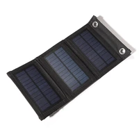 solar panel 4 5w 5v folding usb battery portable charger waterproof solar battery for mobile phone outdoor