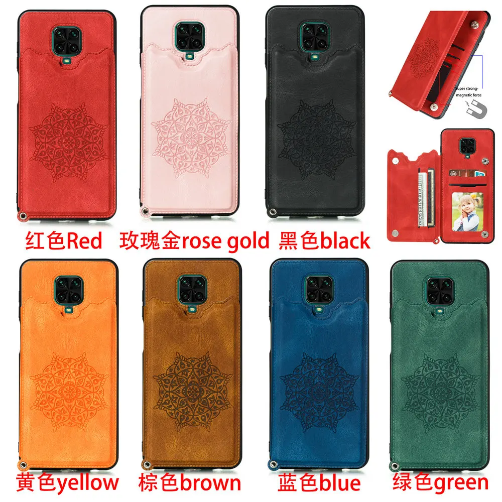 RedMi Note 9S 10S 10A 9T Leather Case for Xiaomi Redmi Note 10 Pro Bcak Cover Xiaomi 12X 12 S 11T Pro 11 Lite Poco C40 X3 F 3 M3