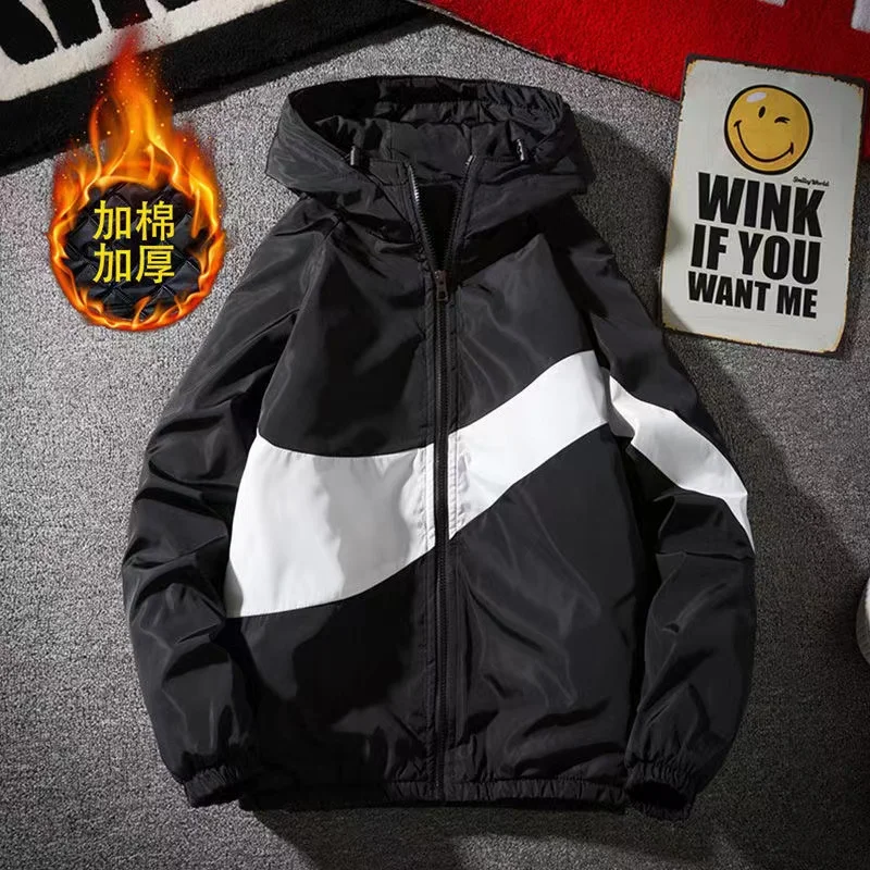 2021 New Men's Cotton-padded Jacket Winter Thick And Warm Male Jacket Korean Style Trendy Cotton Clothing Large Size Coat