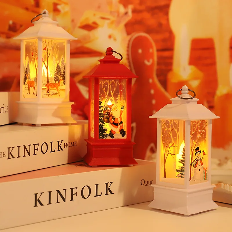 

Рождественские фонарики, в виде деда мороза, 2023 рождественские украшения для дома, 2023