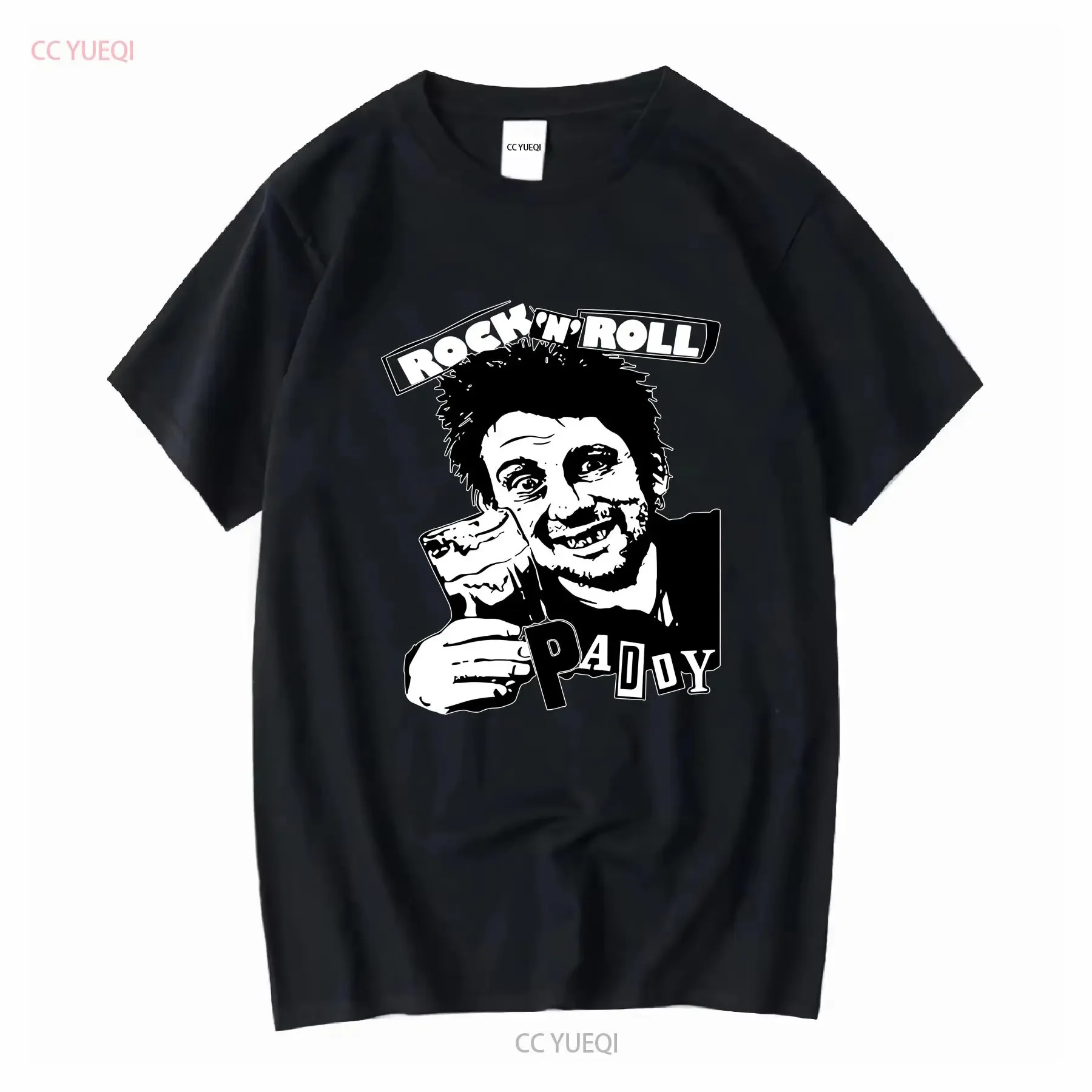 Фото Футболка The Pogues Shane MacGowan rock n roll Футболка всех размеров винтажная стираная универсальная дизайнерская одежда Верх для повседневной носки №1