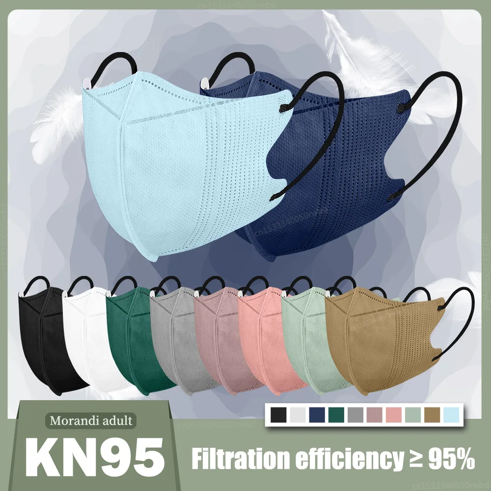 

Маска одноразовая многоразовая fpp2, защитная 3D маска Kn95, 10 шт.