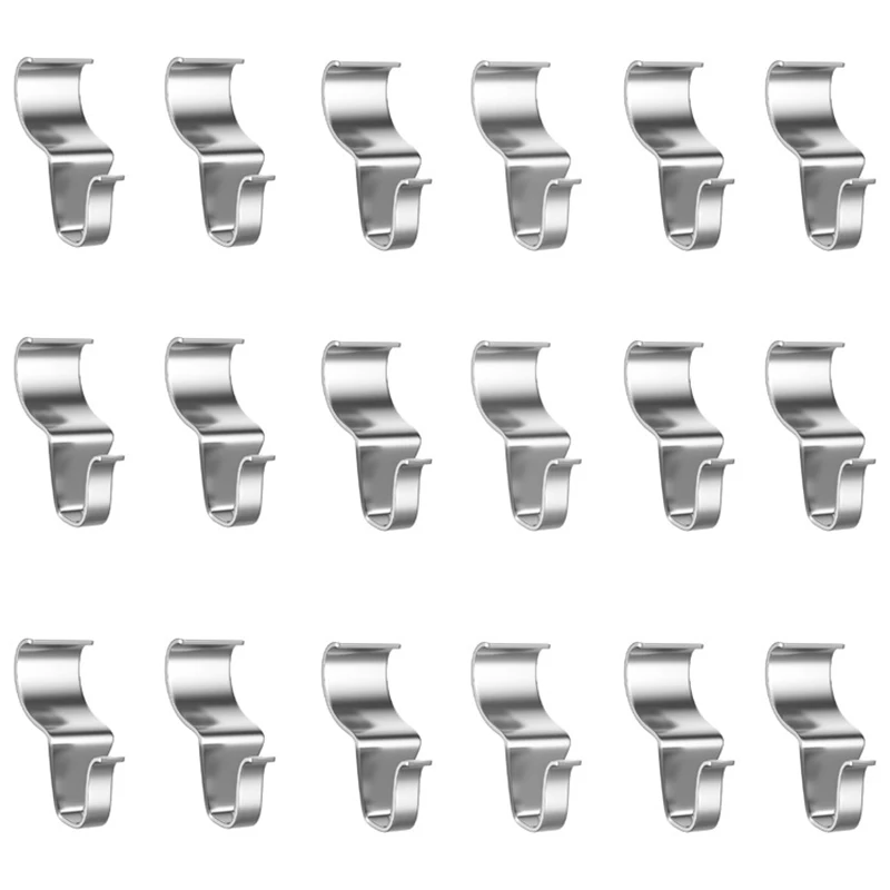 

LUDA Vinyl Siding Hooks For Hanging [60 Pack], No-Drilling Needed Hangers For Vinyl Siding, Low Profile Heavy Duty Vinyl