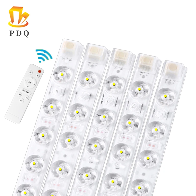 

Led Module 220V Bar Lamp Ceiling Light Replacement Light Board 30W 32W 40W 50W With Remote Control 40cm 50cm Dimmable LED Panel