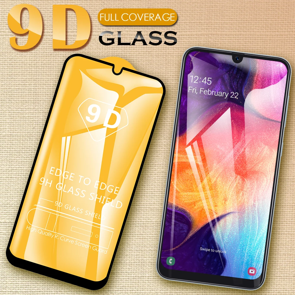 

9D Full Cover Screen Protector Tempered Glass For Samsung Galaxy A90 5G A80 A70 A60 A50 A40 A30 A20 A20e A10 A10e Glass Film