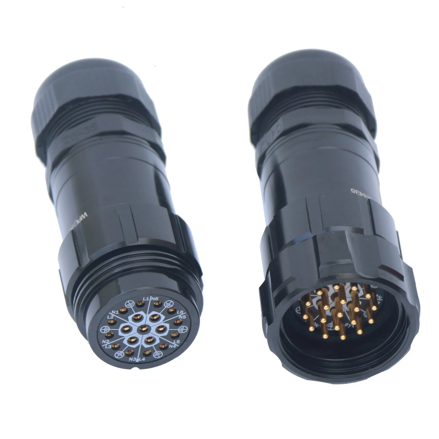 Фото Кабель-удлинитель Socapex 19/13 Pin 2.5mm, электрический силовой кабель (штекер-гнездо) для сценического освещения №4