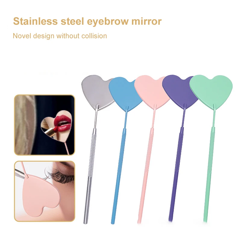 

1 шт., многофункциональное зеркало для наращивания ресниц, из нержавеющей стали