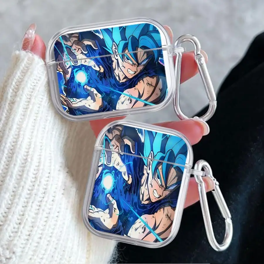 Фото Прозрачные чехлы для наушников AirPods Pro 3, 2, Pro 1, Pro 4, D-ragonS, B-allS Art №1