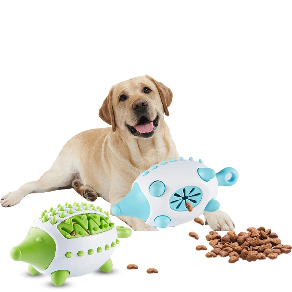 

Pet Interactive Toy Rubber Leakage Food Balls Dog Treat Dispenser IQ Training Educational Toys Cat Puppy Anti Choke Slow Feeder