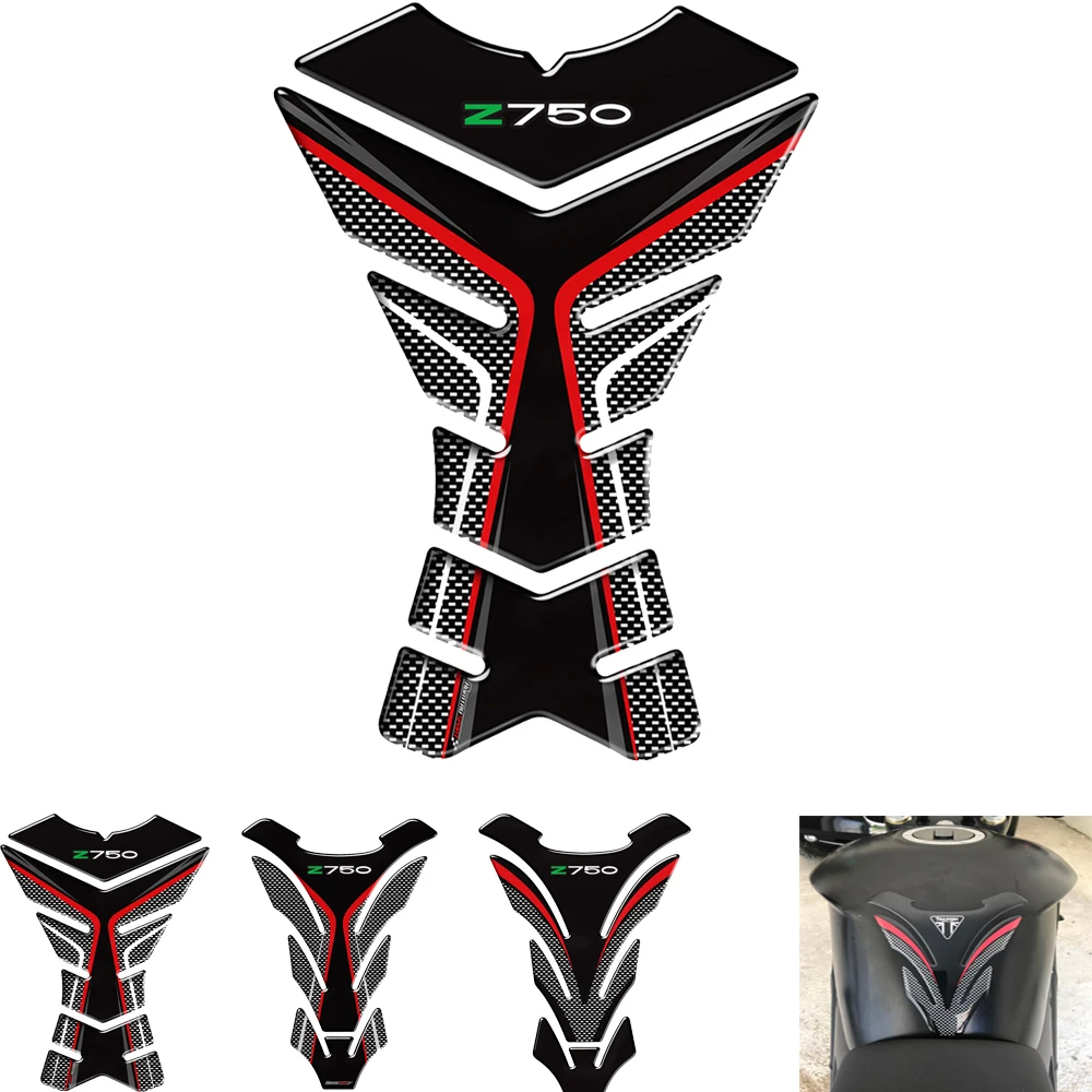 Для Kawasaki Z750 мотоциклетная накладка на топливный бак 3D наклейки из эпоксидной