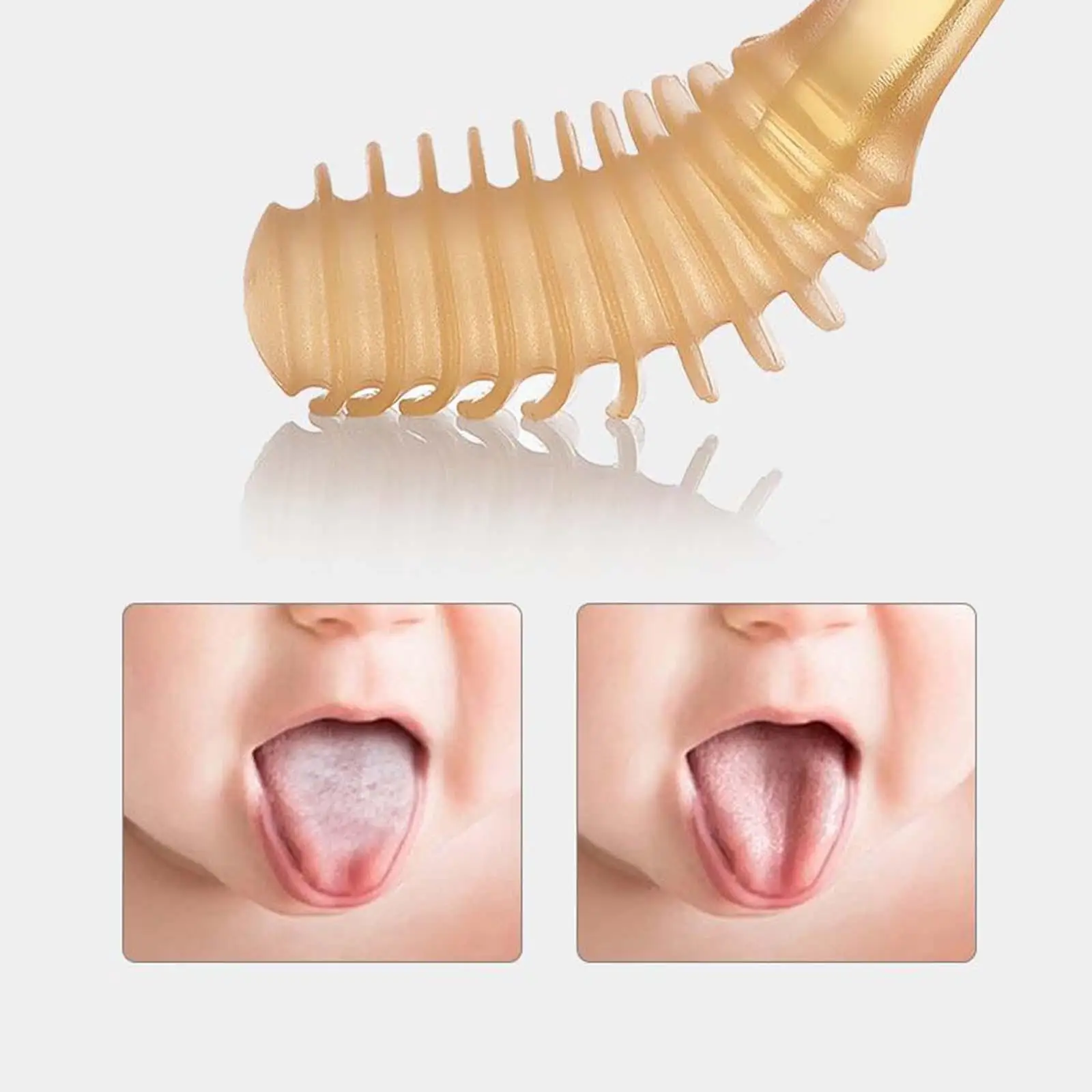 

Зубная щетка детская с матовой ручкой, 2 шт., 0,5 мм