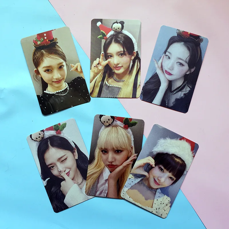 

6Pcs/Set Wholesale Kpop IVE Postcard New Album ELEVEN Lomo Card Photo Print Cards Poster Picture Fans Gifts Collection