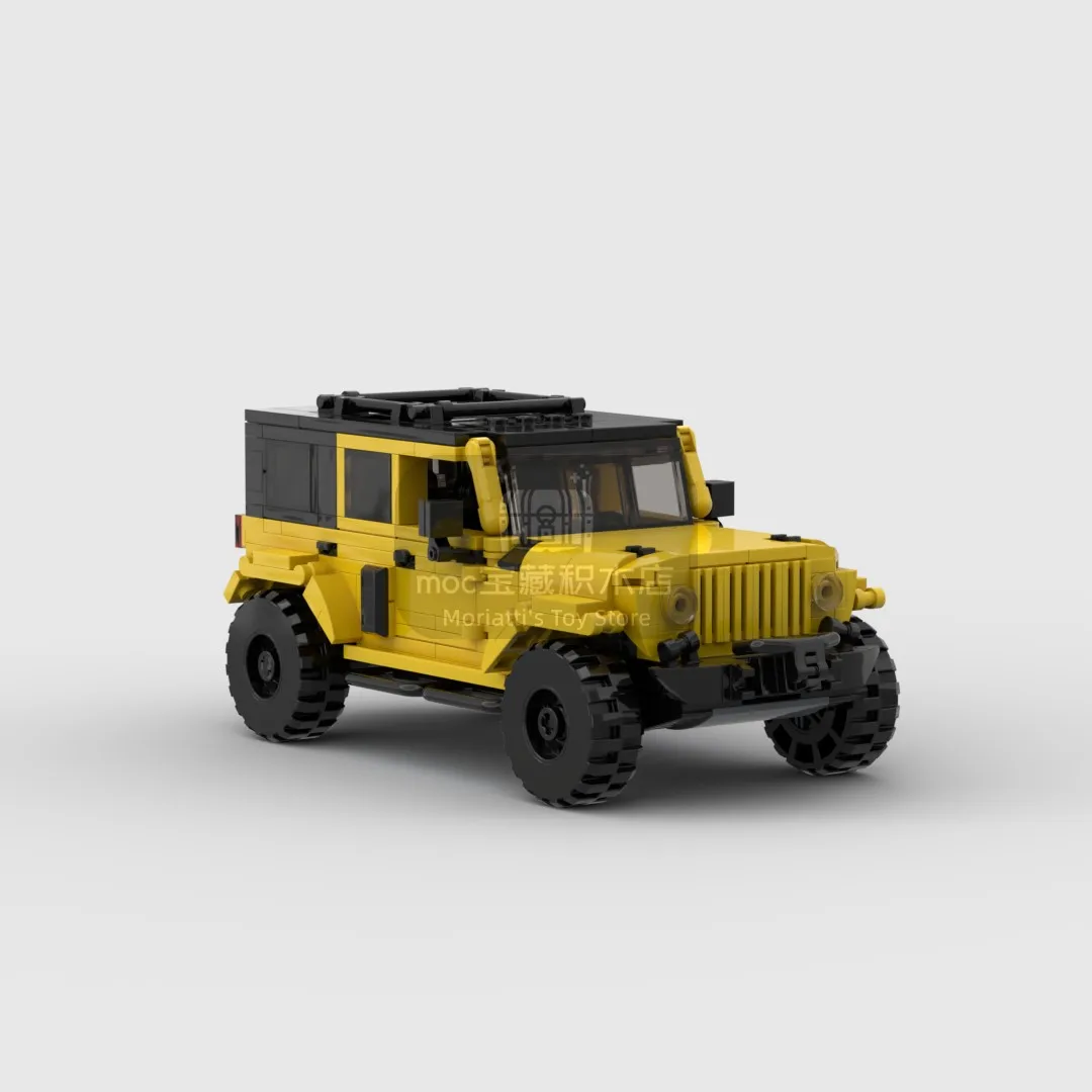 MOC-123503 внедорожник Wrangler гоночный спортивный автомобиль скоростной Чемпион
