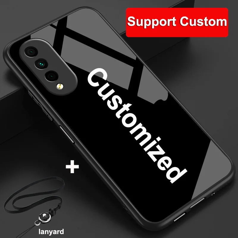 For Honor X20 Glass Phone Case To Map Custom For Honor X20 SE 5G Silicone Protective Cover For Honor X20SE HonorX20  Custom-made