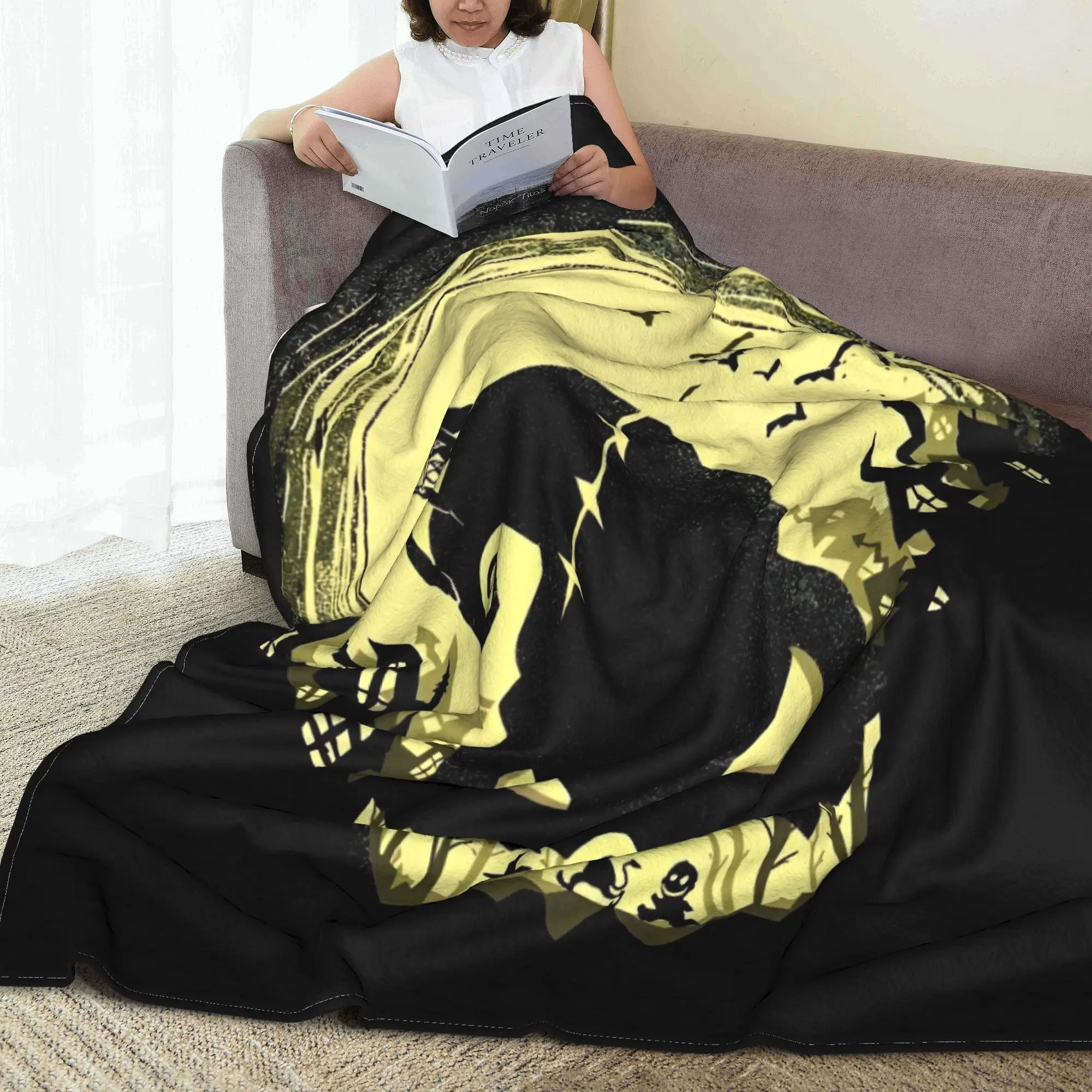 Одеяло Oogie Boogie The Nightmare Before Christmas фланелевое одеяло с героями мультфильмов супер