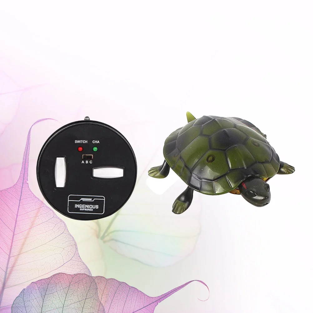 

1pc Electric RC Turtle Toy Simulation Walking Swerve Turtle Toy No (Green)