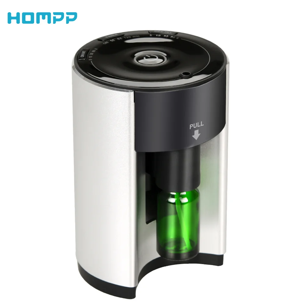 Essential Oil Aroma Diffuser Aluminum shell Portable Waterless Aromatherapy No Water Scent Machine, Purifying Air Silent Home