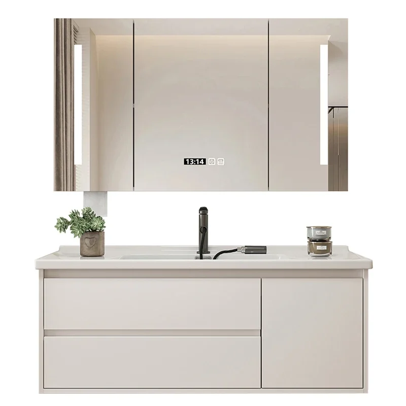 Шкаф для раковины мебель ванной комнаты угловой закрытый шкаф хранения в туалете