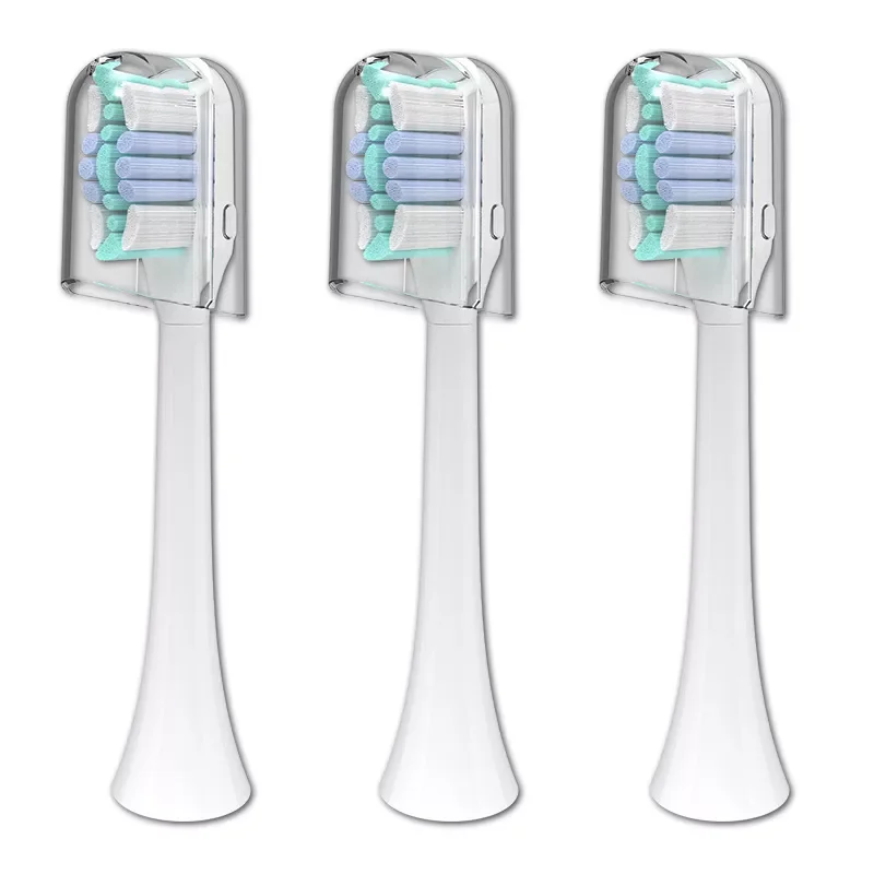 X3U-Van Gogh Electric Toothbrush Heads Replacement Toothbrush Heads Vacuum Original Authentic Replacement Heads Green