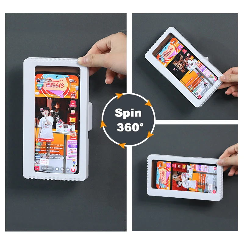 Подкладка-держатель для телефона водонепроницаемый чехол настенный с полным