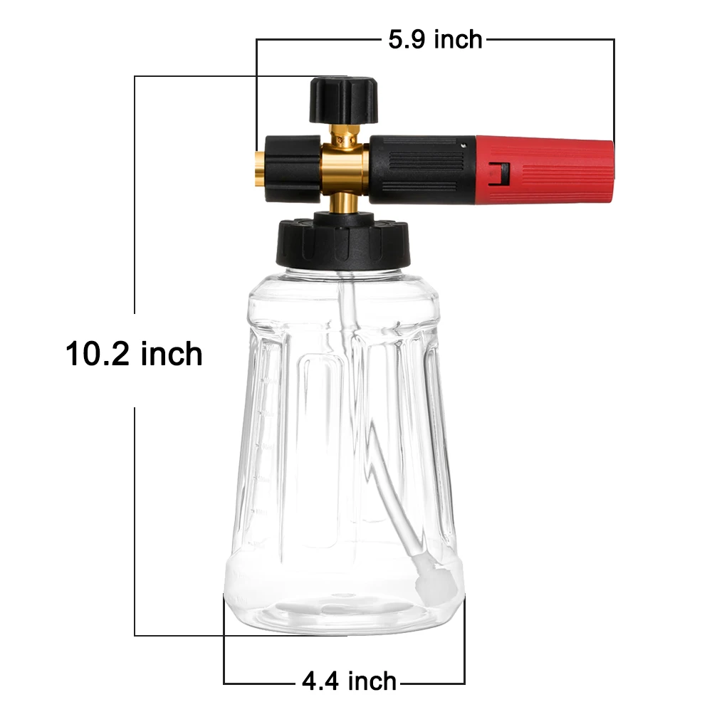 Пенная насадка пенораспылитель для шлангов моек высокого давления керхер