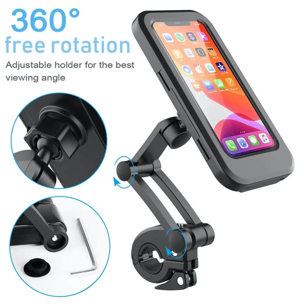 

Universal Motorcycle Handlebar Phone Holder Waterproof Bike Motorcycle Handlebar Magnet Phone Holder Stand For Mobile Phone