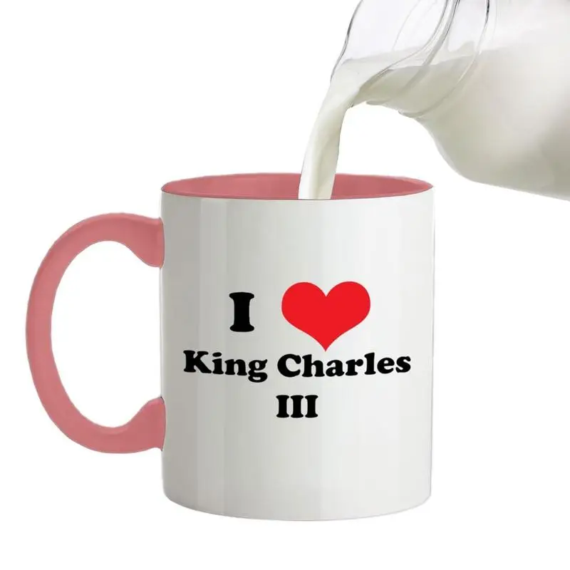 

Кружка король Чарльз 350 мл памятная кружка коронации Его Величество король Чарльз III чашка с принтом чашка кофейная кружка для королевы