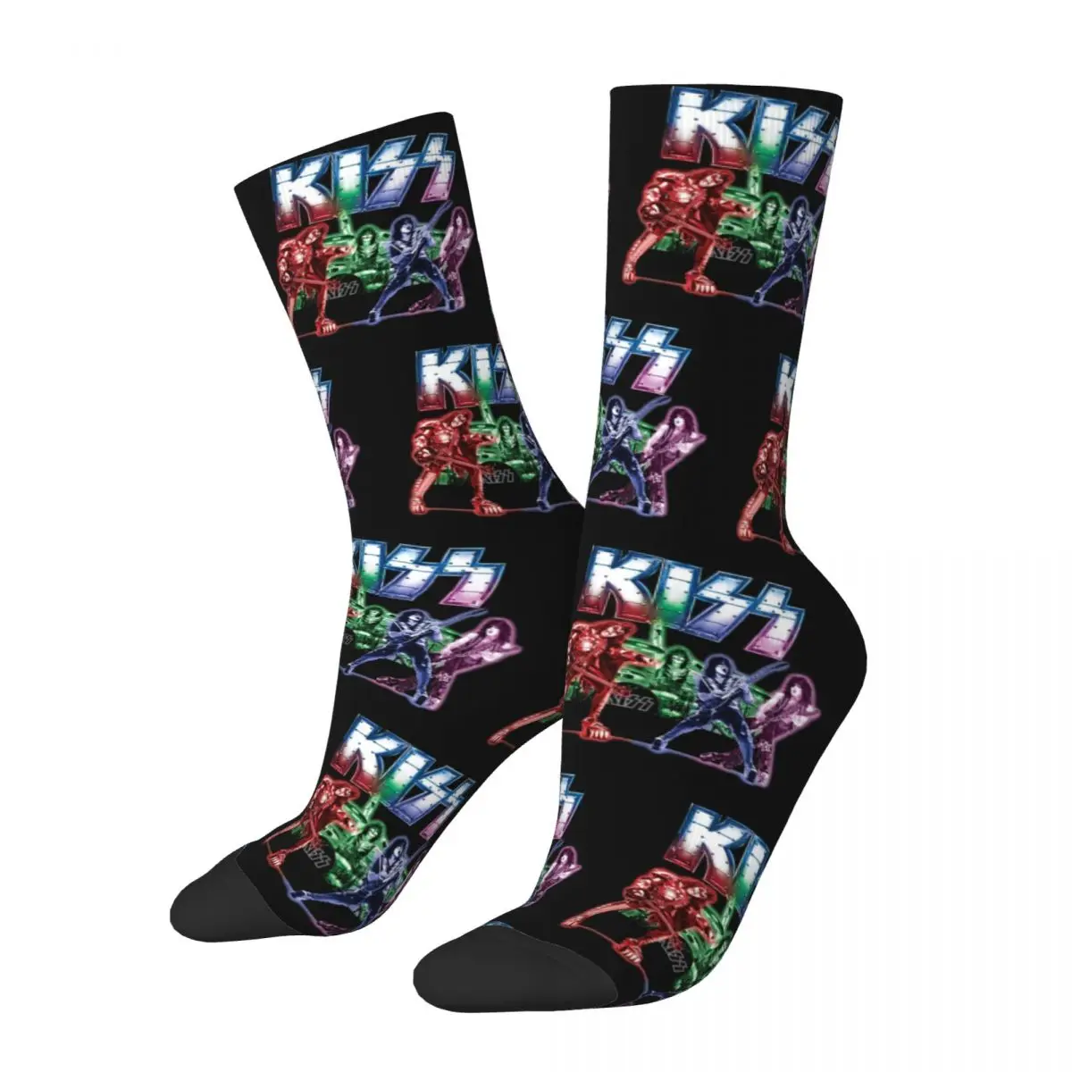 

Носки Kiss Band, Супермягкие мужские носки-скейтборды, Супермягкие