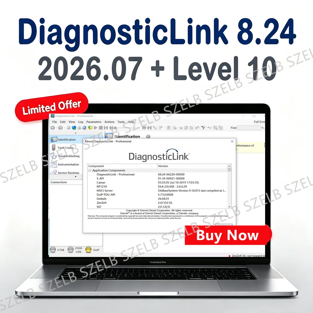 Фото Новейшая версия 2026 DDDL 8.24 [07.2026] Detroit Diesel Diagnostic Link Professional Level 10 + устранение неисправностей BackDoor DDCT DDRS DDEC №1