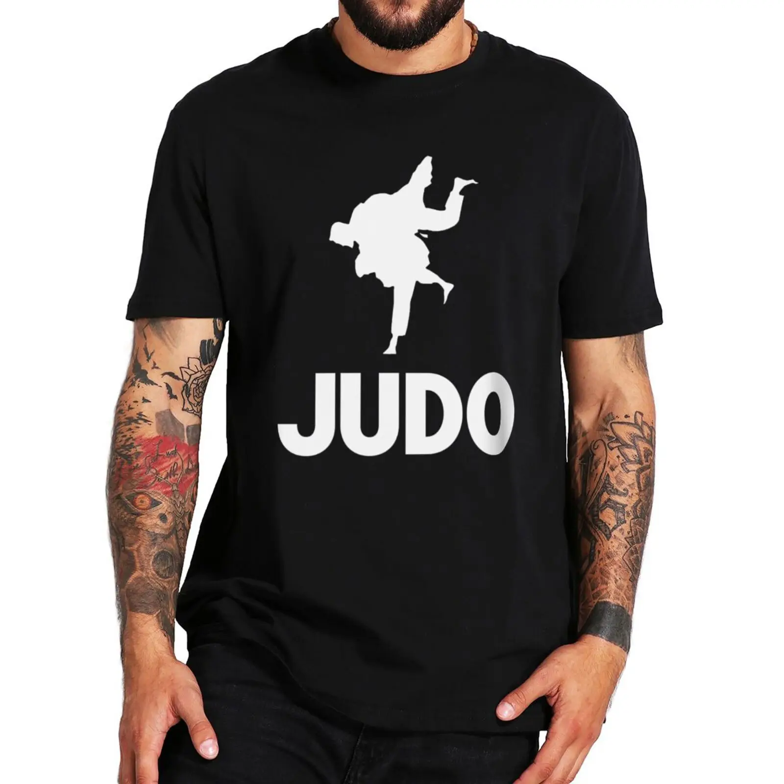 

Retro Judo T Shirt Judoist Wrestling Lovers Judoka Gift Short Sleeve O-neck 100% Cotton Unisex Summer Soft T-shirts EU Size