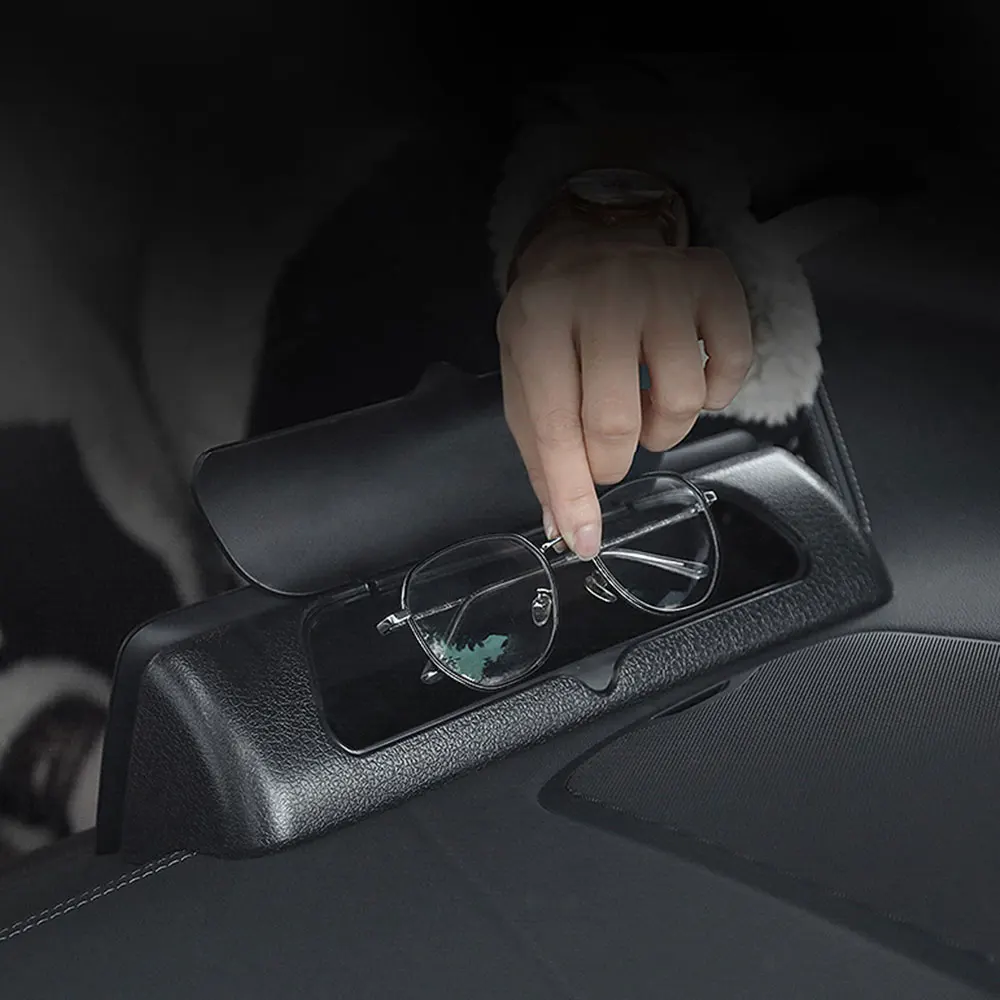 

Car Central Console Sunglass Holder Storage Box Storag Case Organizer Holder For BMW G20 G30 X1 X3 X4 F18 G01 G02 Accessories