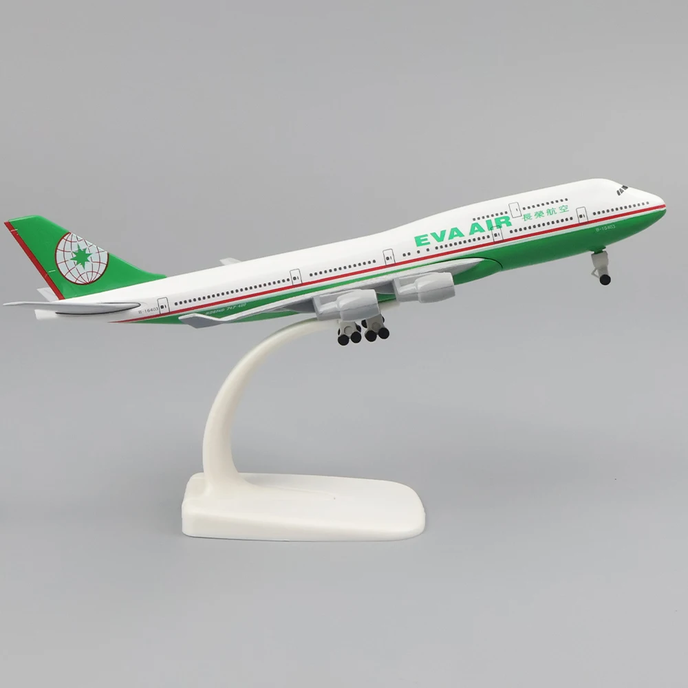 

Metal Aircraft Model 20 Cm 1:400 Evergreen B747 Metal Replica Alloy Material With Landing Gear Toys Collectibles Birthday Gift