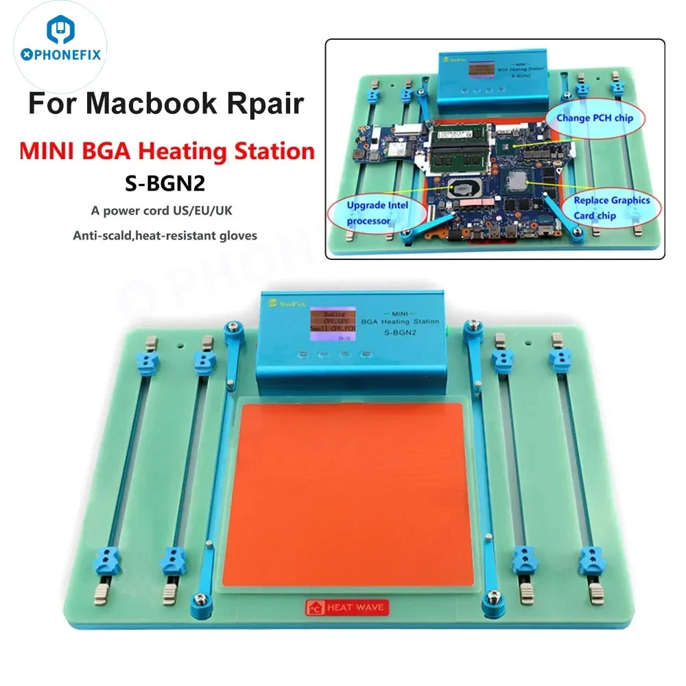 Нагревательная станция для ноутбука Macbook Pro материнская плата со встроенной