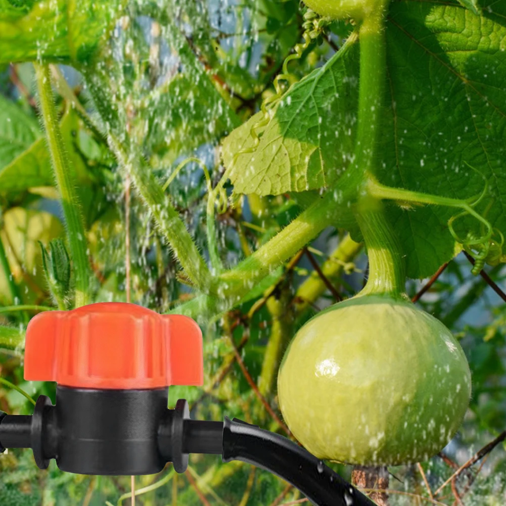 50 шт. режущий клапан для капельного орошения 1/4 дюйма